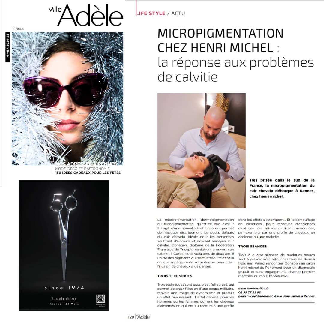 Monsieur Donatien dans Mlle Adèle : des consultations chez Henri Michel à Rennes