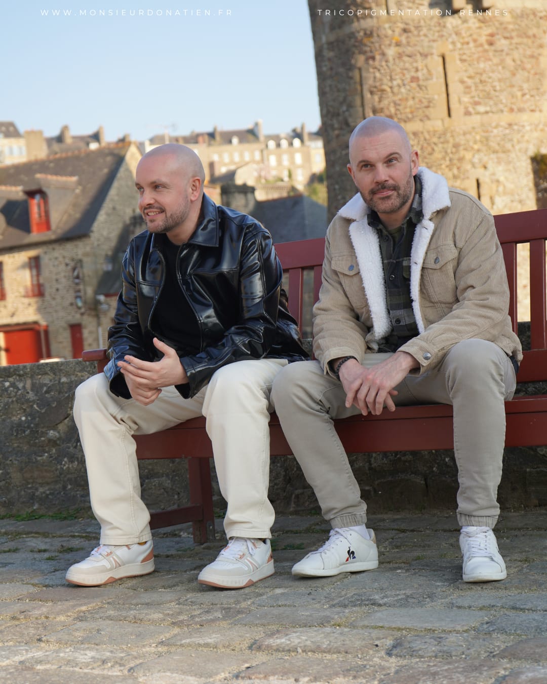 Shooting photo naturel à Fougères : Manu et Alban témoignent de leur transformation