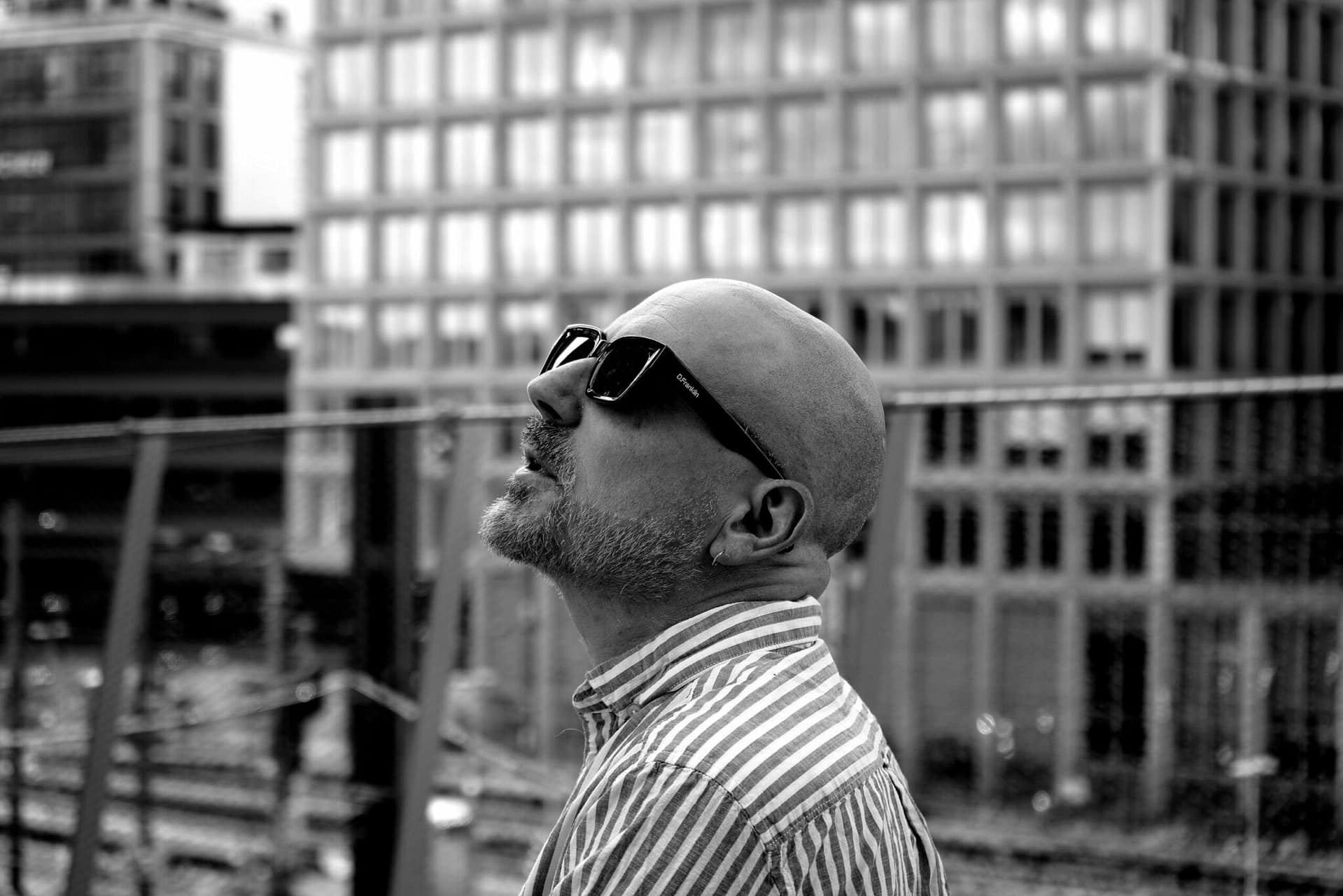 Micropigmentation effet rasé : le résultat cicatrisé d’Arnaud